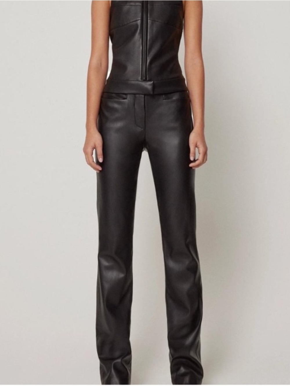 NWT - KHY Faux Leather Trousers Size 2 Sold Out online